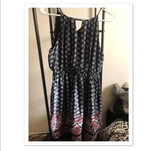 Francescas black design dress